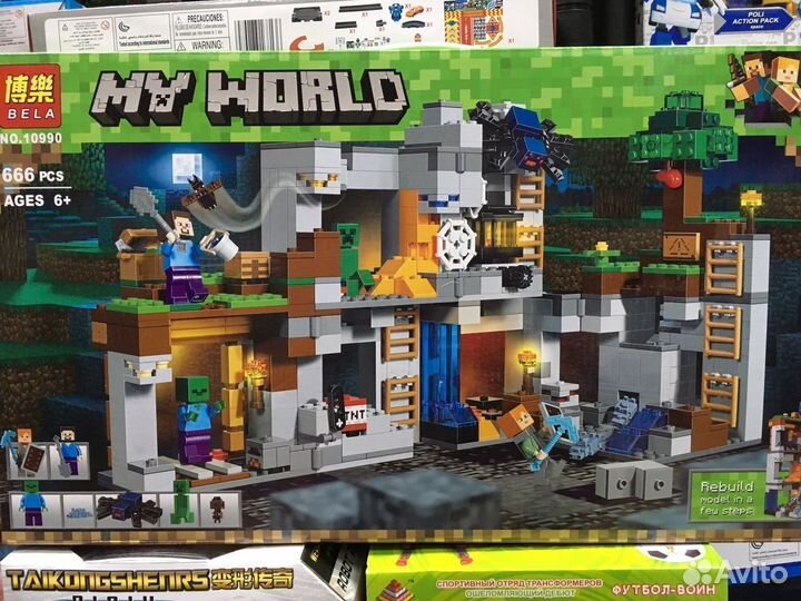 Конструктор Майнкрафт 666 деталей