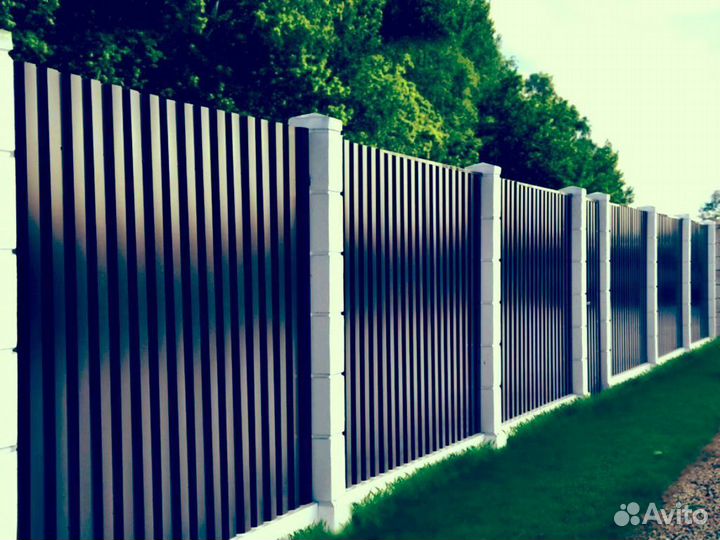 Забор из профнастила