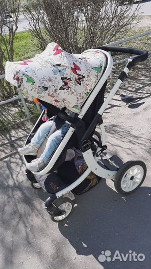 Коляска 2 в 1 без сменных блоков