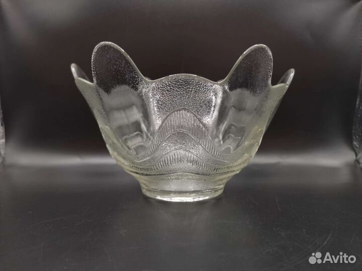 Посуда Конфетница Салатница Стекло Винтаж СССР