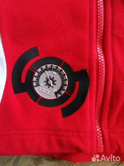 Кофта для девочки лыжная флисовая Volki