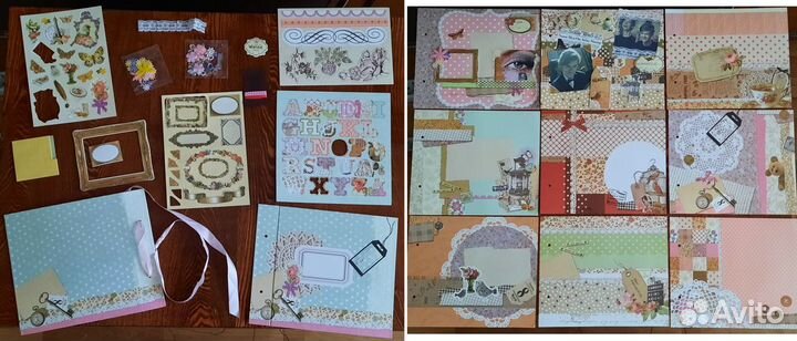 Набор для творчества скрапбукинг Карамель