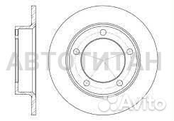 Диск тормозной передний (239x12 ) 4 отв VAZ 2108-0