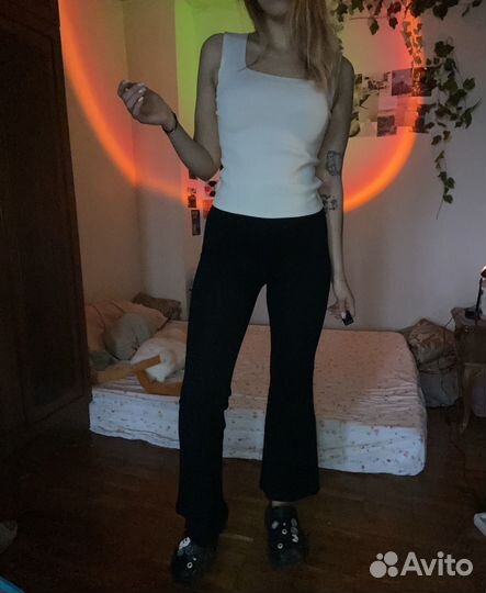 Брюки клеш от колена Monki