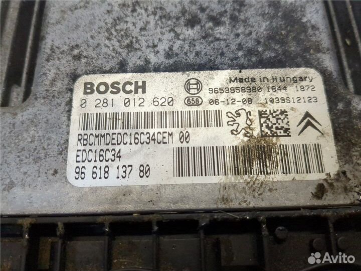 Блок управления двигателем Peugeot Partner, 2007