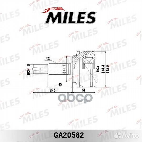 ШРУС toyota auris E150/corolla X E150 1.3-1.6 06