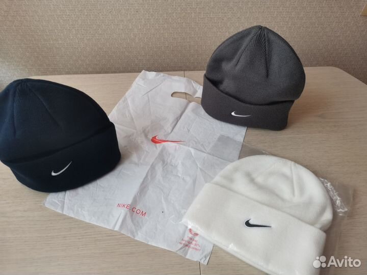 Шапка, теплая Nike, термошапки для спорта