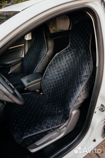 Накидки на сидения из велюра