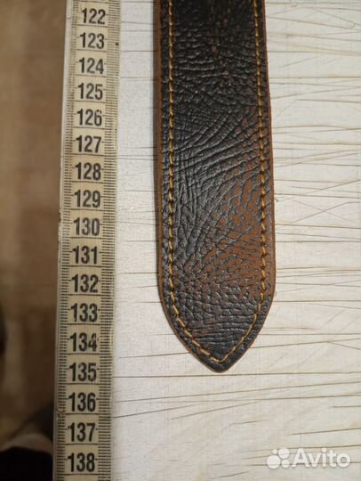 Мужской кожаный ремень ручной работы