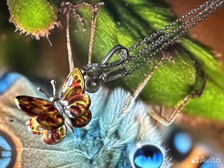 Колье Roberto Bravo серебро, бриллиант