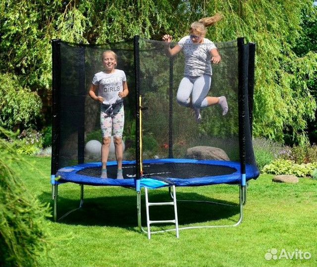 Батут с сеткой