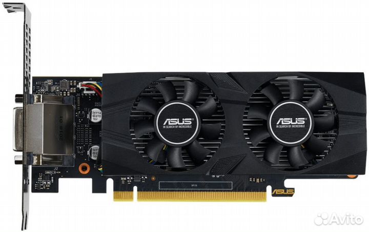 NVidia GeForce GTX1650 asus 4Gb (GTX1650-O4G-LP-BR