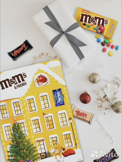 Адвент-календарь M&M's & Friends подарок на нг