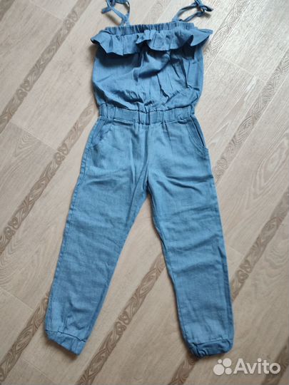 Комбинезон летний для девочки 128 размер