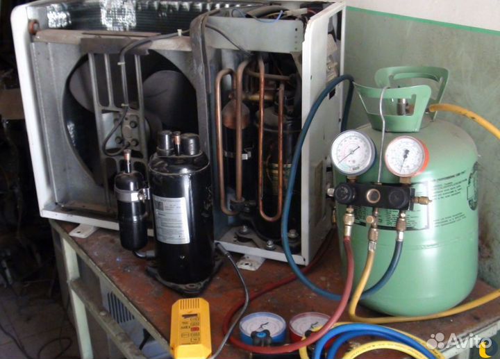 Чистка, ремонт и заправка сплит-систем