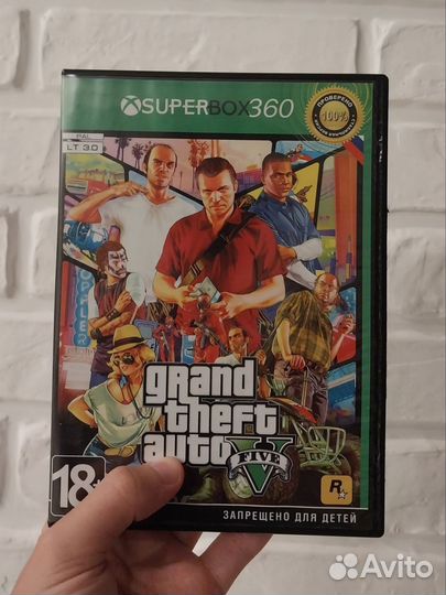 Диск GTA 5 xbox 360