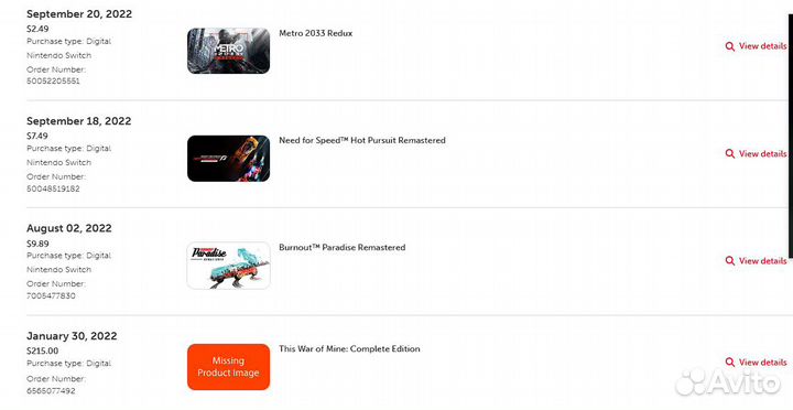 Игры на Nintendo switch 16 шт Skyrim + NFS