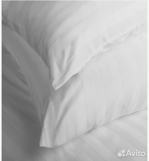 Постельное белье 2х спальное страйп-сатин