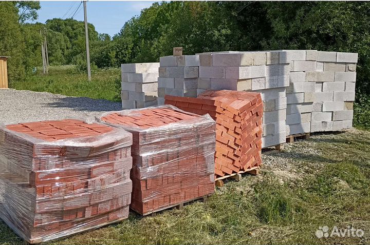 Блок газосиликатный, пеноблок, кирпич