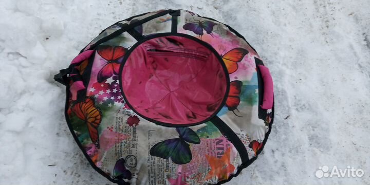 Тюбинг, ватрушка надувные 90 см Санки тюбинг