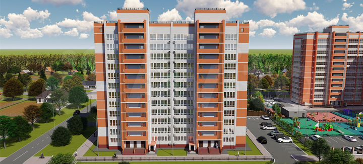 2-к. квартира, 61,5 м², 11/12 эт.