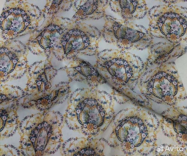 Шифон Принтованный на отрез