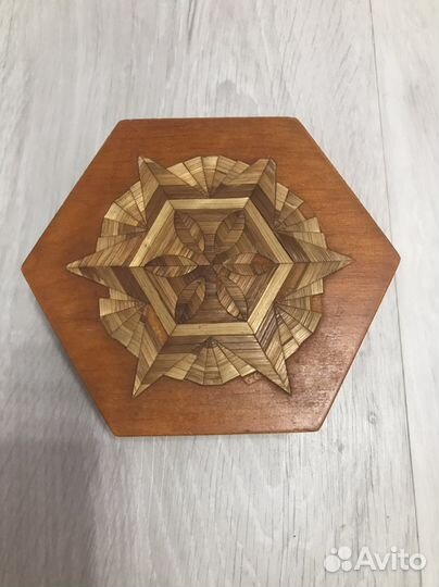 Шкатулка деревянная СССР