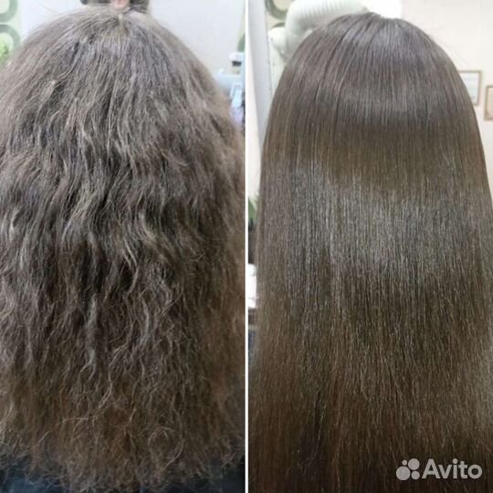Кератиновое выпрямление волос,прикорневой объëм