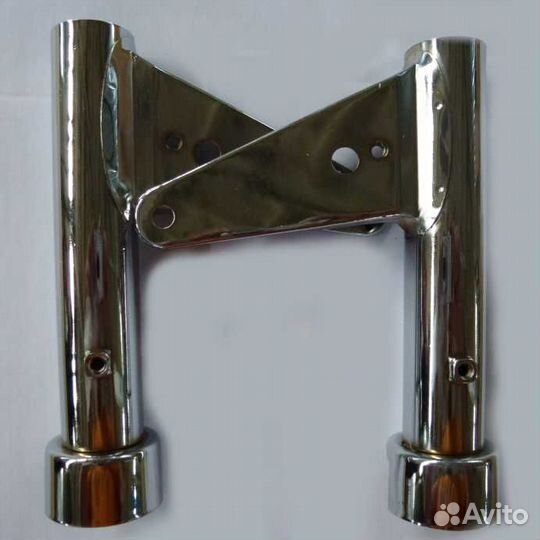 Крепеж фары левый+ правый delta, alpha хром