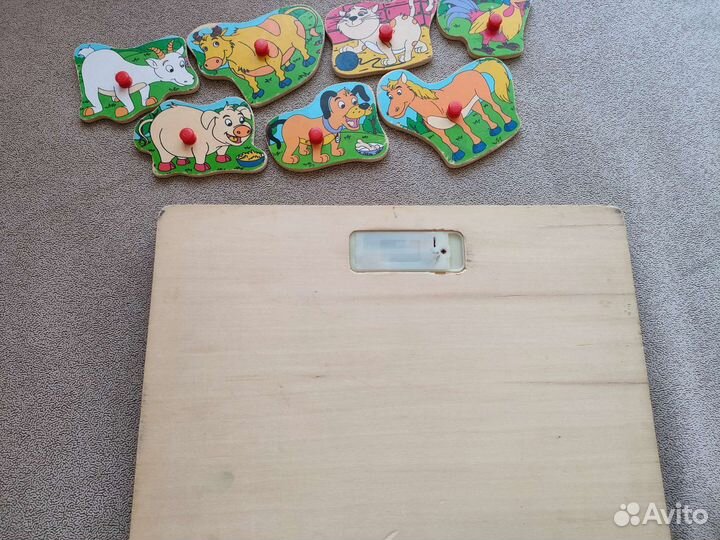 Деревянные вкладыши,пазл сортер