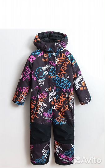Зимний комбинезон для девочки 128 134