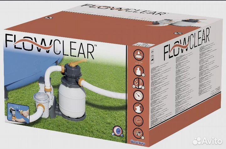 Песочный фильтр насос для бассейна 5678 л/час