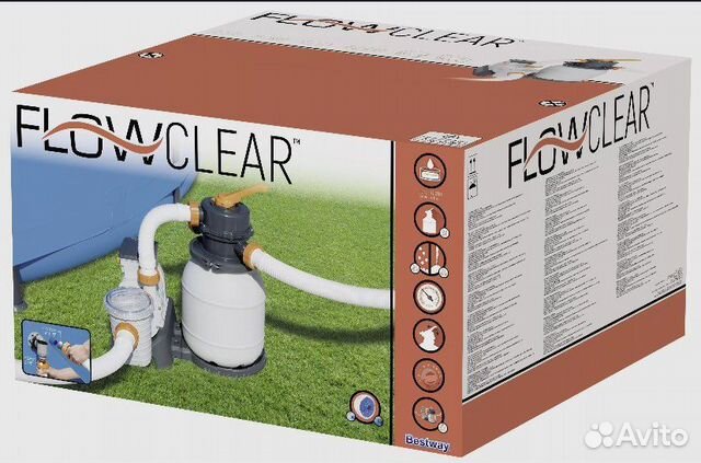 Песочный фильтр насос для бассейна 5678 л/час