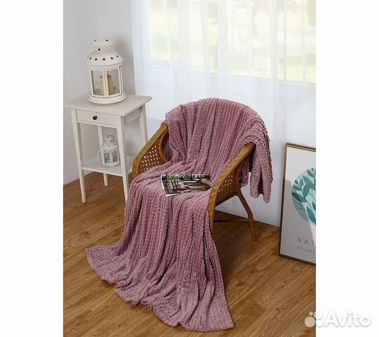 Плед GoodNight Велсофт Velvet 200х220, клюква