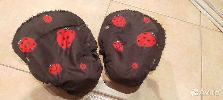 Муфта Теплые варежки на коляску