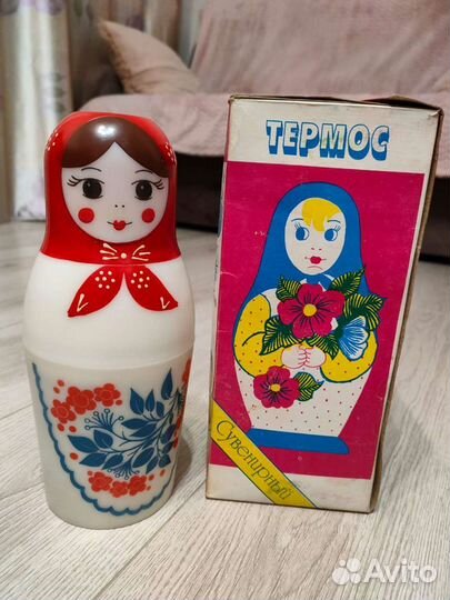 Термос матрешка 90-х