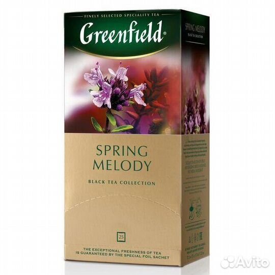 Чай Greenfield Spring Melody Чёрный 25пакетиков