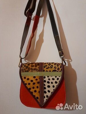 Сумка натуральная кожа. Индия. Ассорти