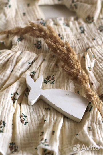 Муслиновое платье боди для девочки 66