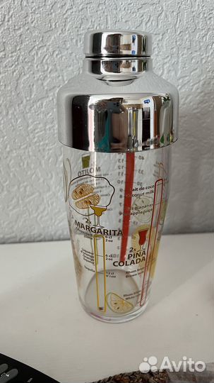 Шейкер барный новый Luminarc