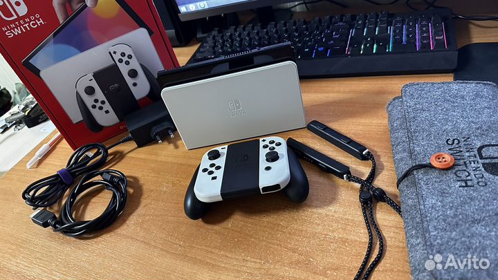 Nintendo switch oled с играми