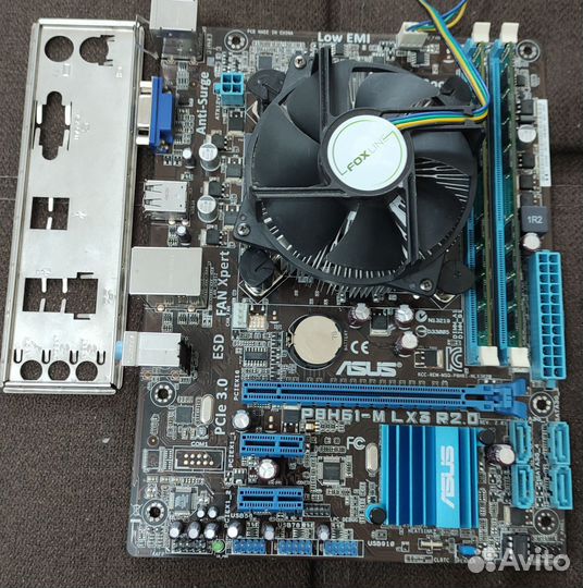 Материнская плата + проц i5 3550