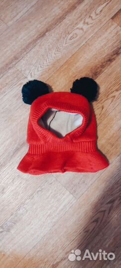 Шапка шлем для девочки (мальчика)