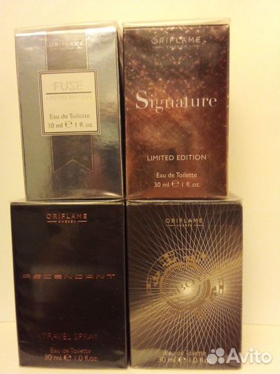 Раритет т.в. Oriflame Excite, Eclat, Ascendant, Si