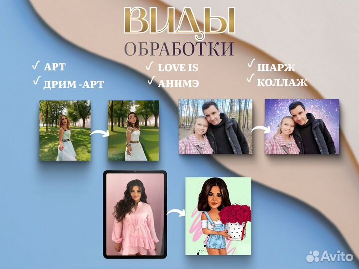 Портрет на холсте