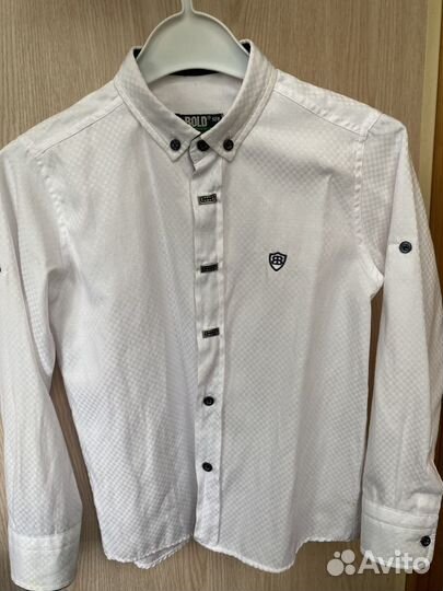 Рубашка для мальчика р 128