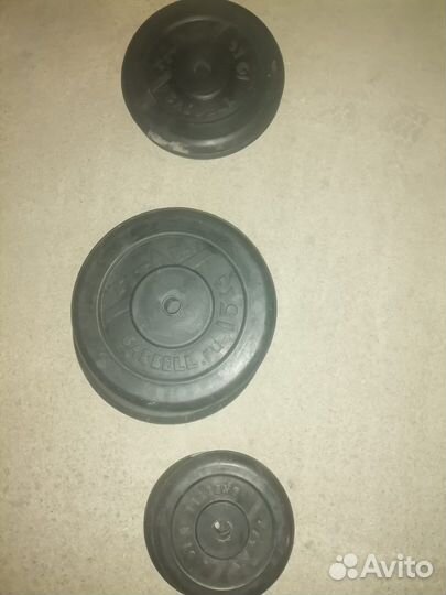Набор Штанга- гантели- блины, грифы