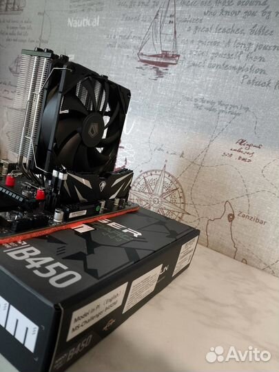 Комплект: Ryzen 5600, B450, 16Gb 3200, кулер