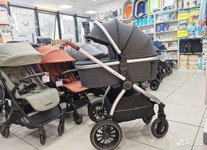 Коляска 2 в 1 Rant Cruise Jet Carbon