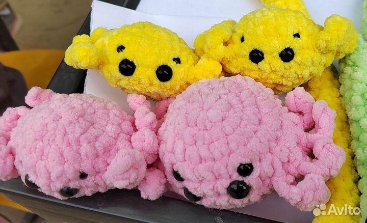 Паучок плюшевый